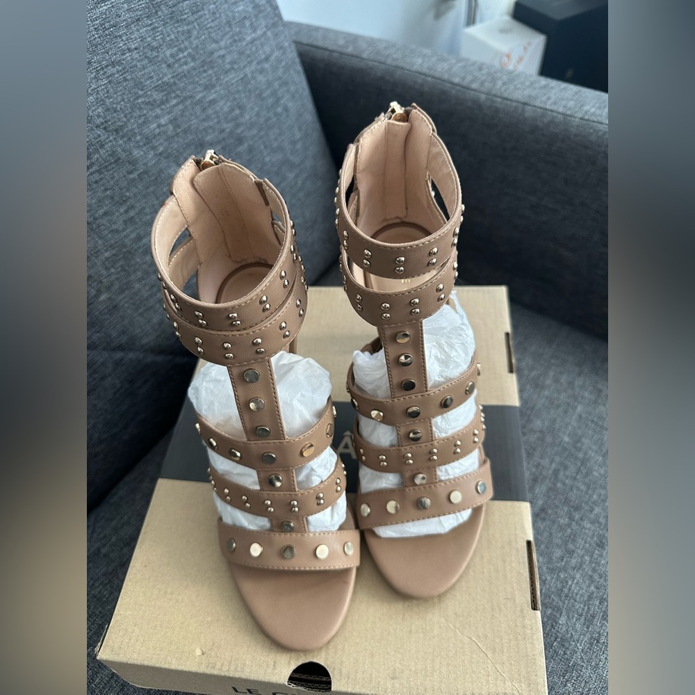 Le Château Studded Strappy Sandals